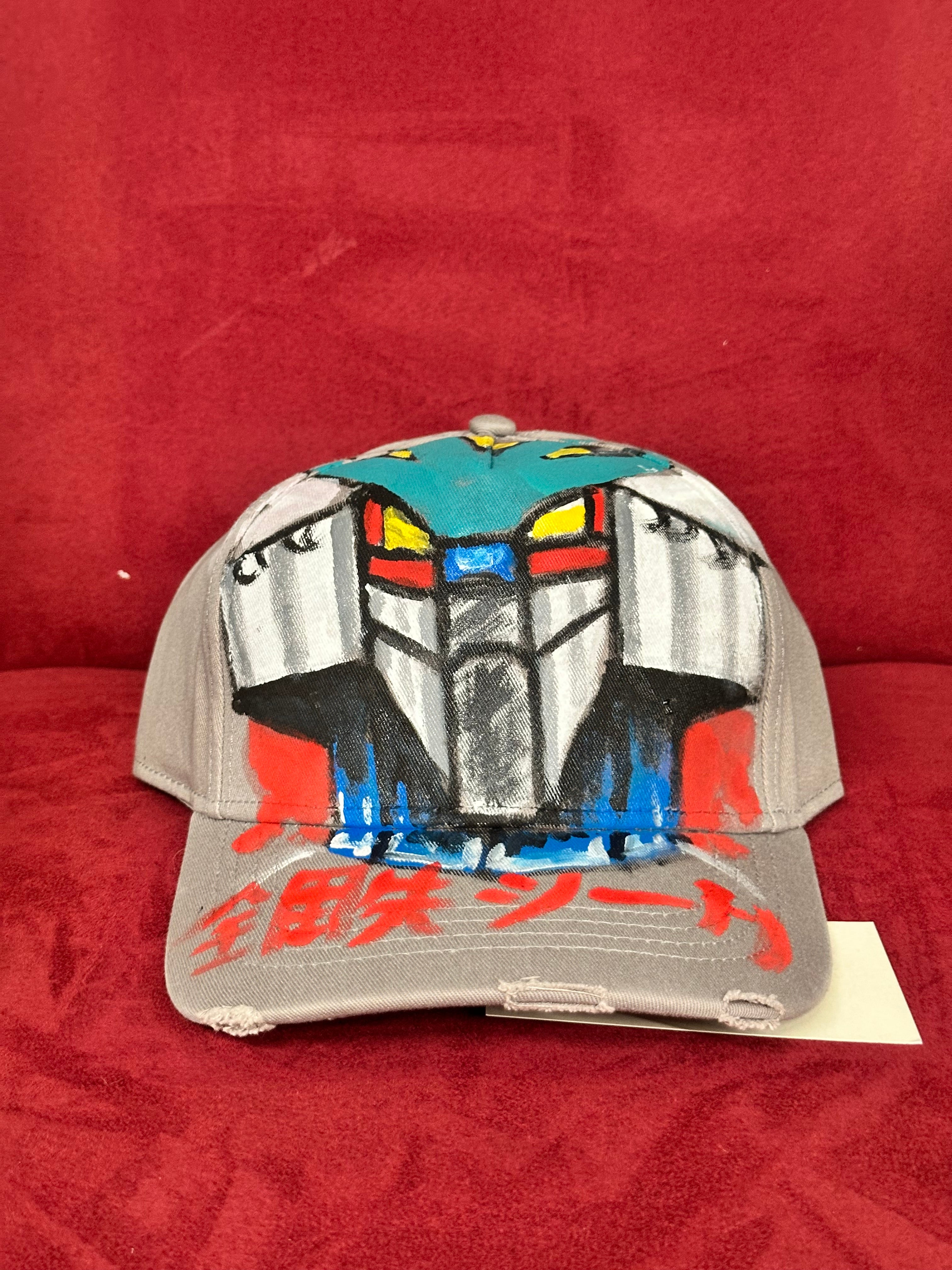 Cappellino disegnato a mano - Mazinga Z