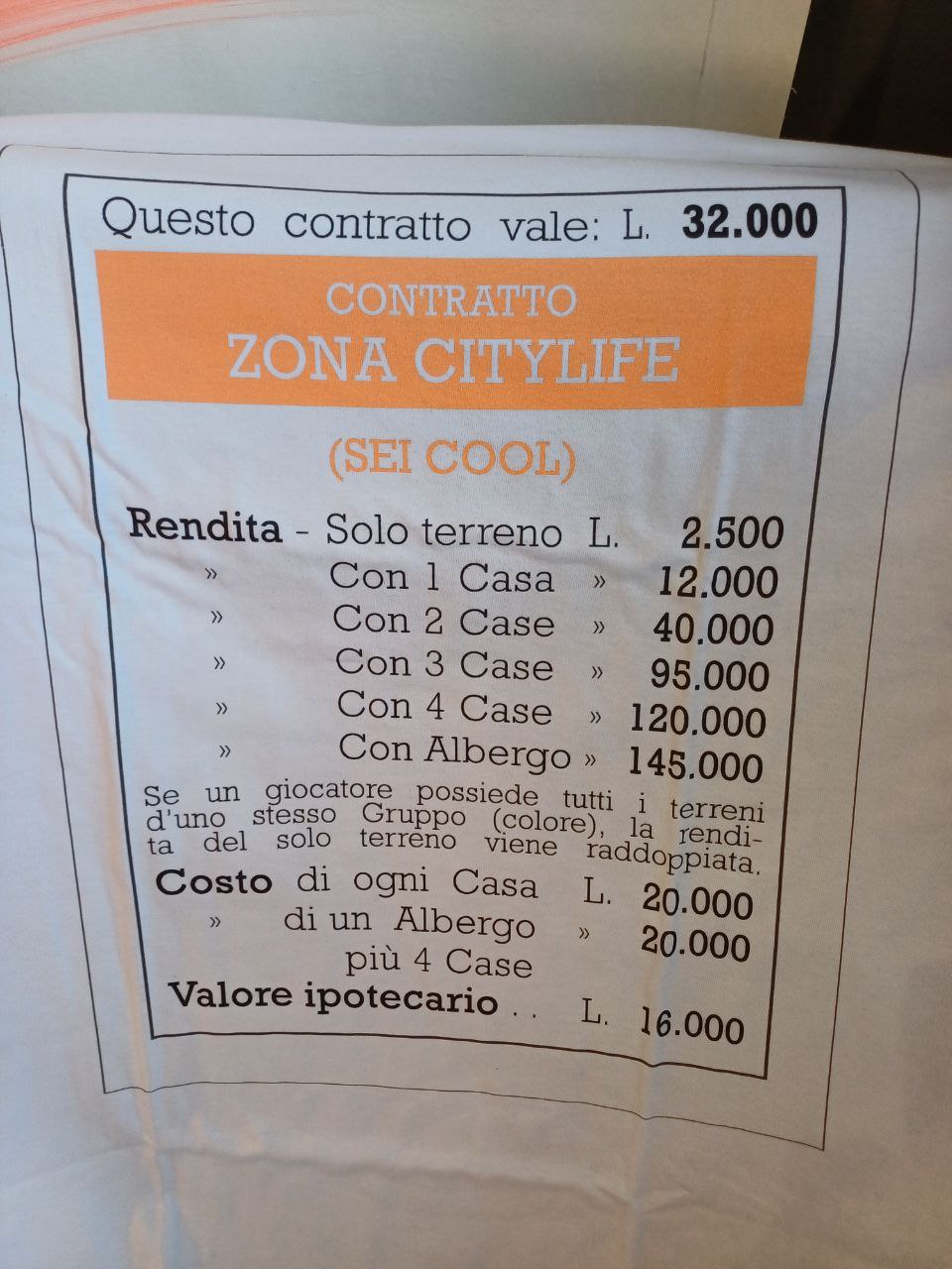 T-Shirt Monopoli | Zona CityLife