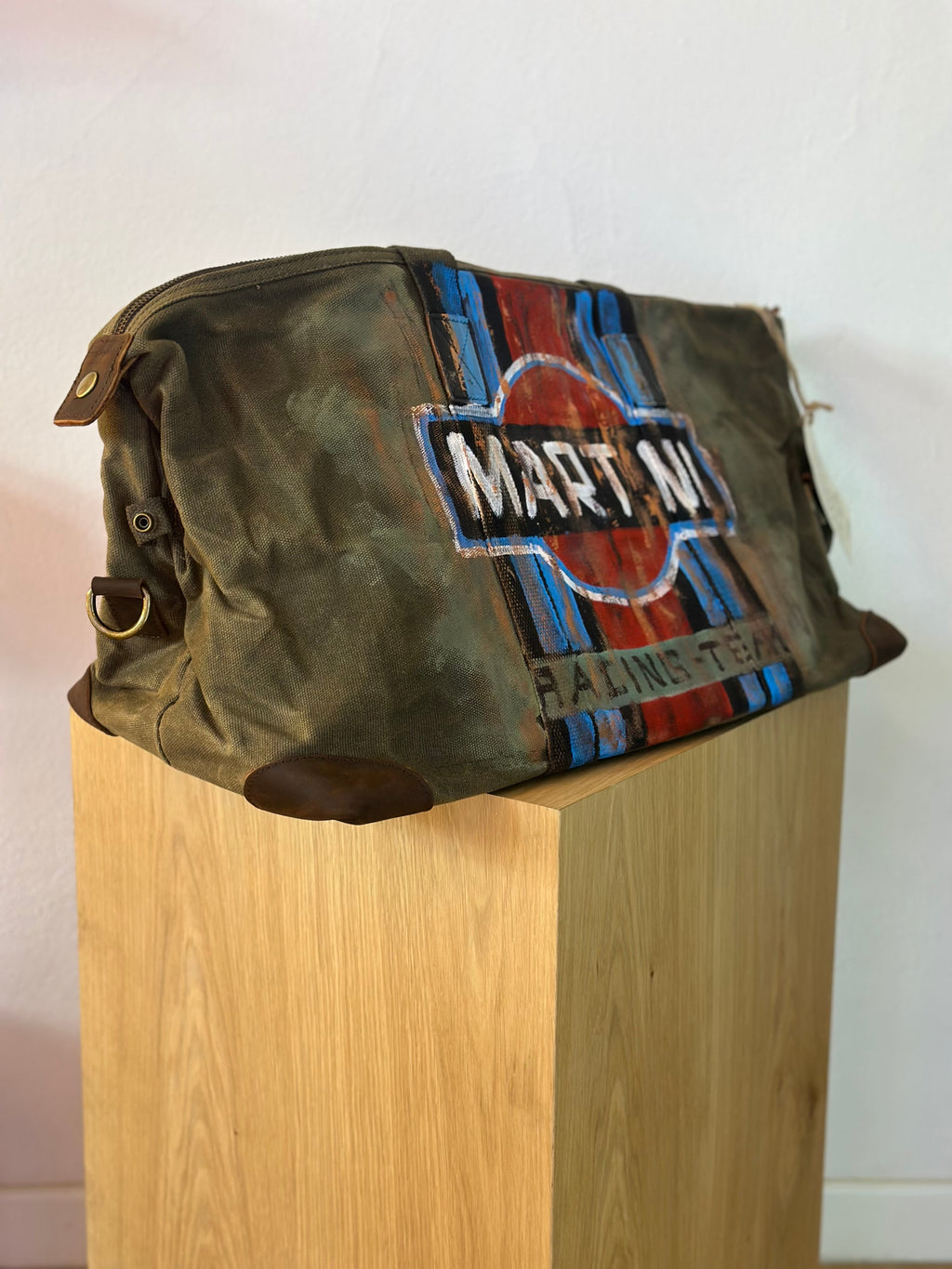 Borsone da viaggio dipinto a mano - Martini