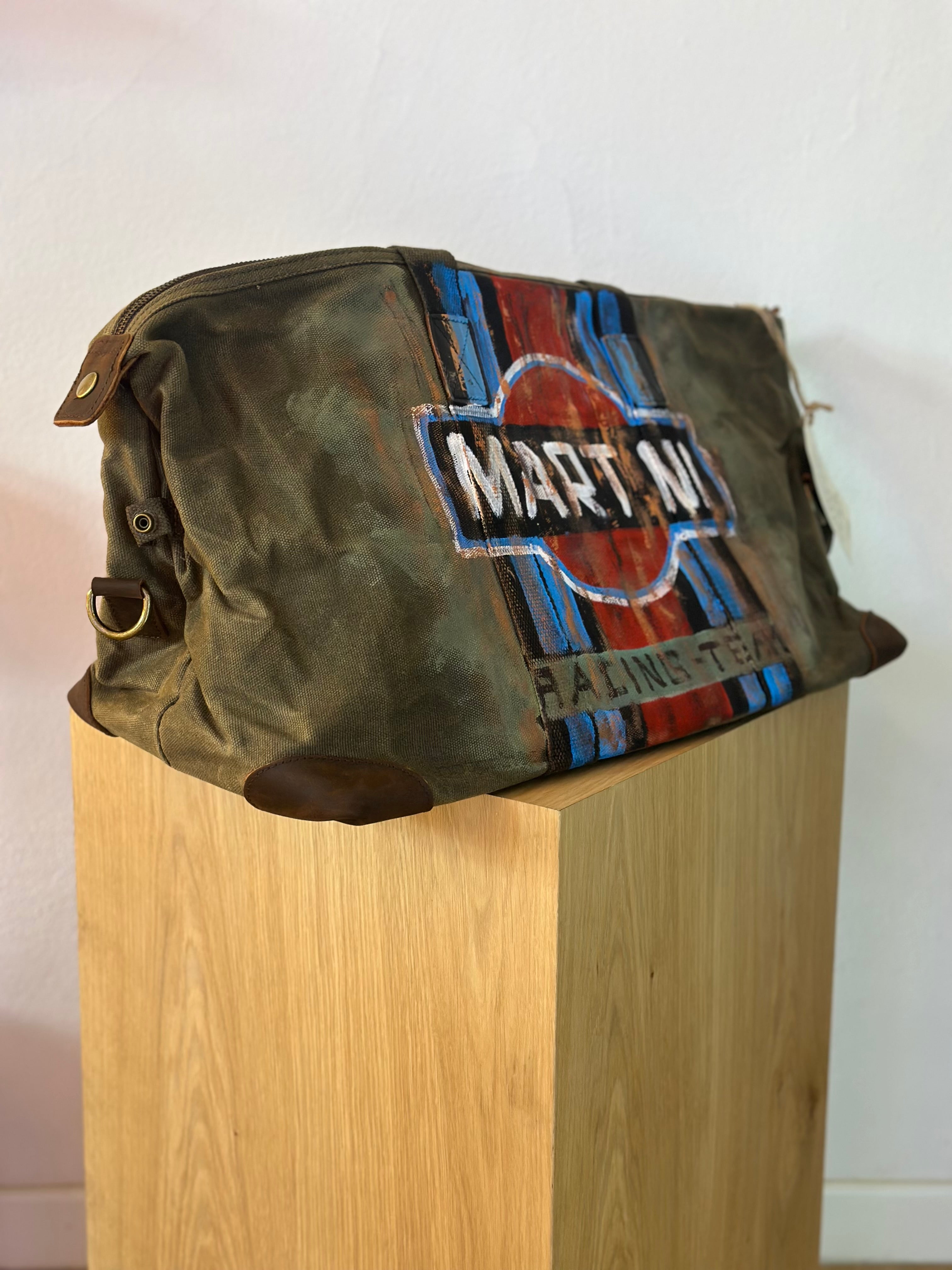 Borsone da viaggio dipinto a mano - Martini
