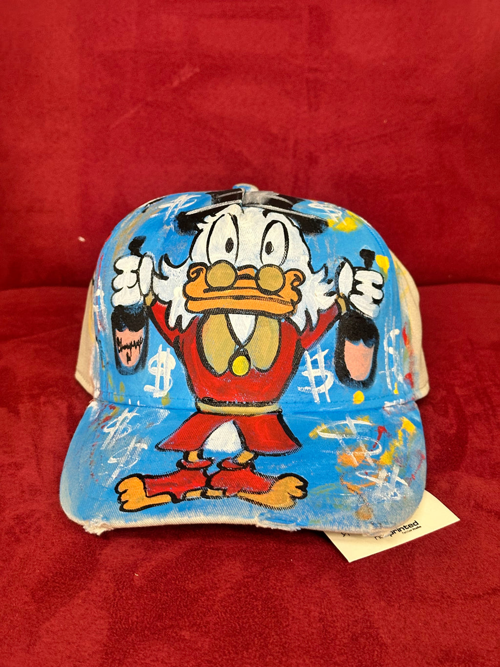 Cappellino disegnato a mano - Zio Paperone