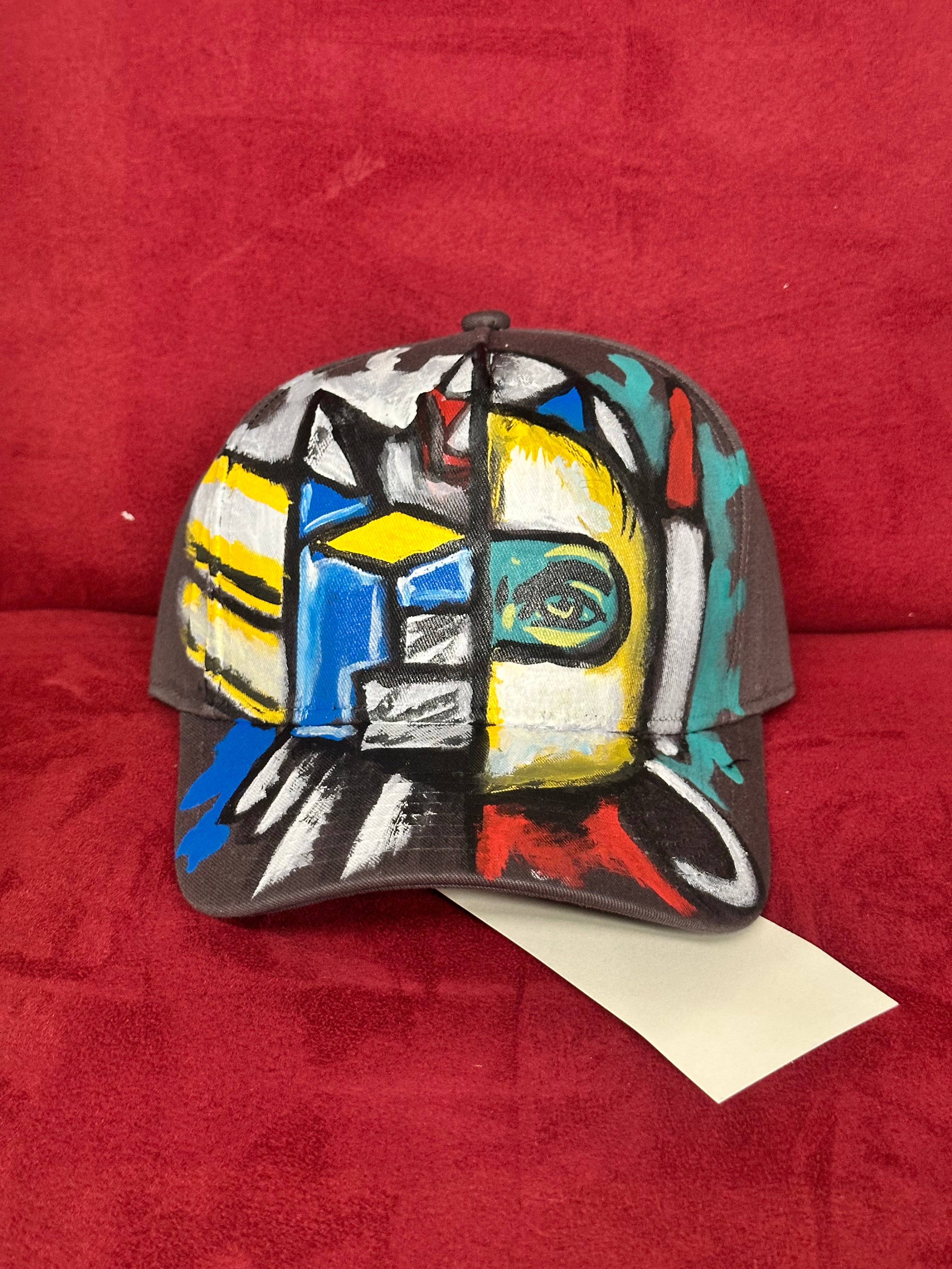 Cappellino dipinto a mano - Goldrake e Actarus