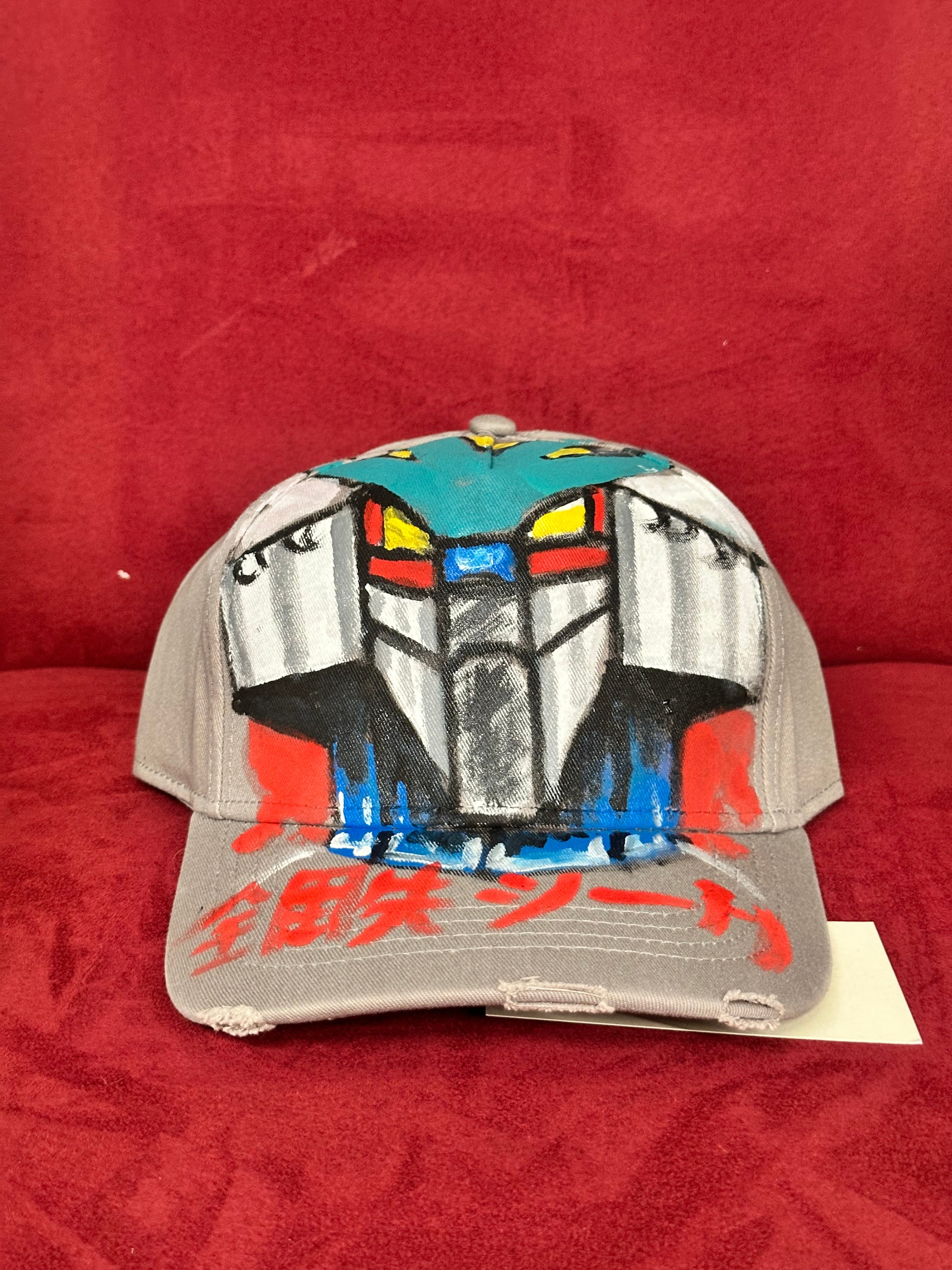Cappellino disegnato a mano - Jeeg Robot D'Accaio