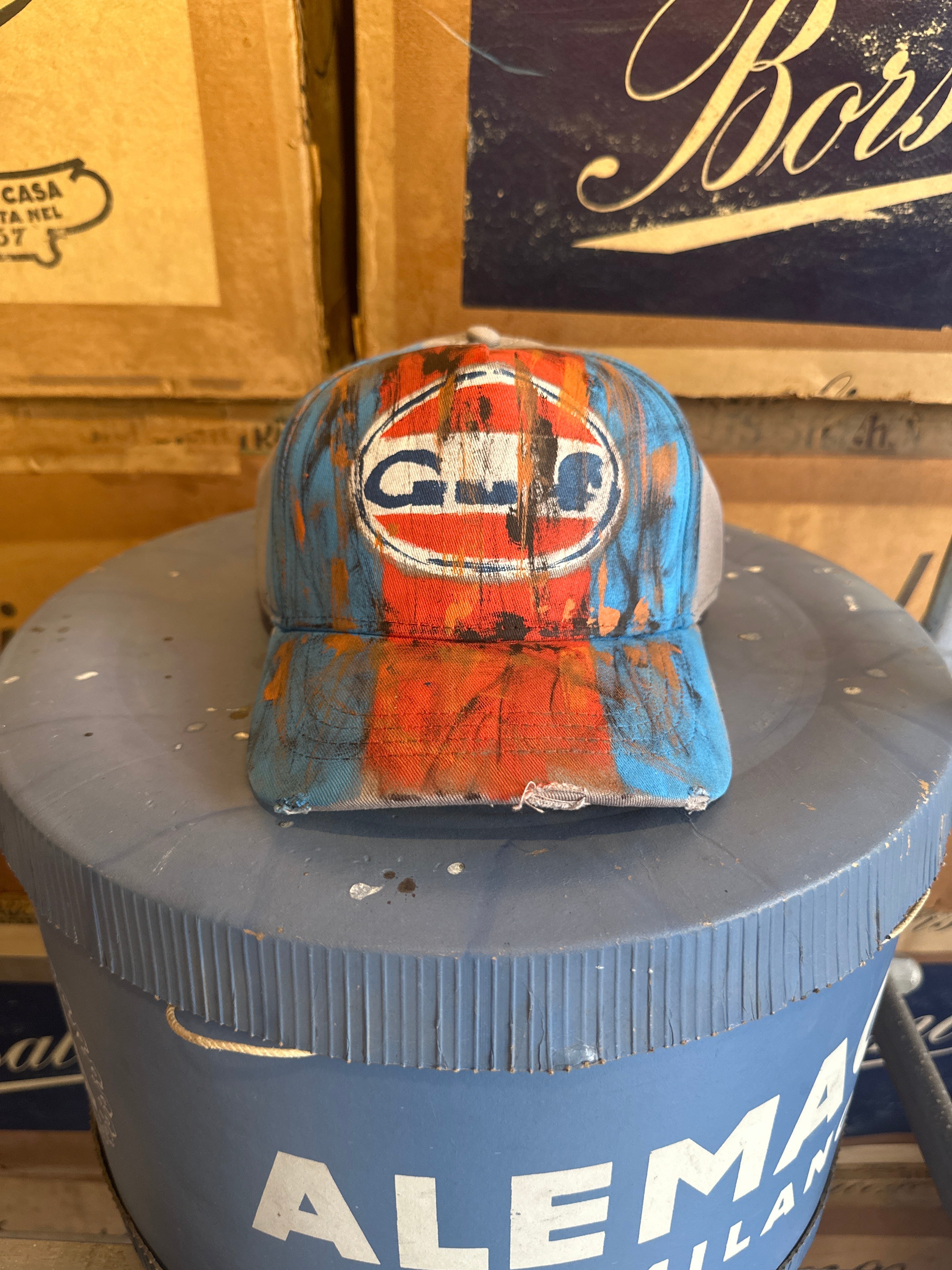 Cappellino disegnato a mano - Gulf