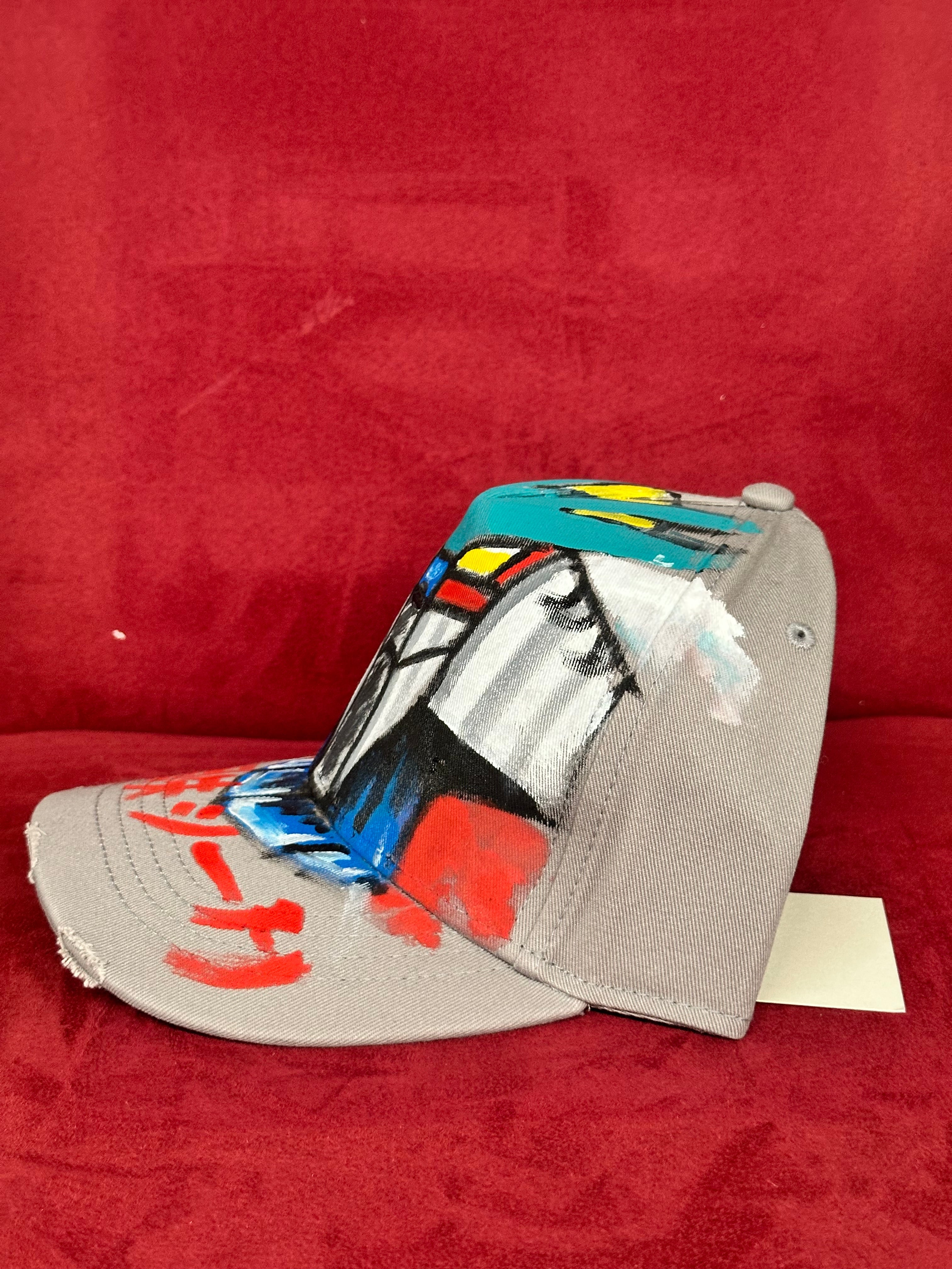 Cappellino disegnato a mano - Jeeg Robot D'Accaio