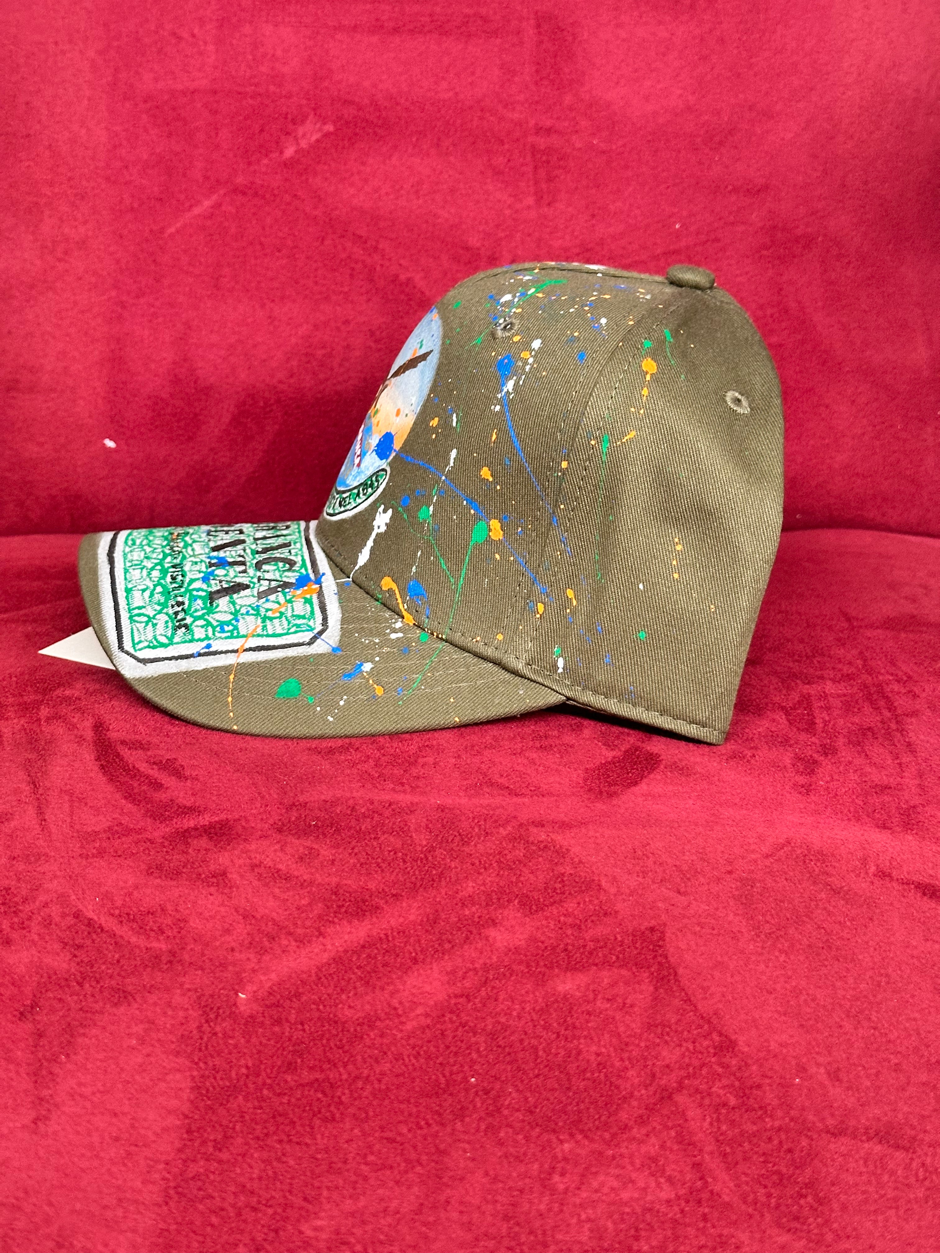 Capellino dipinto a mano - Branca Menta