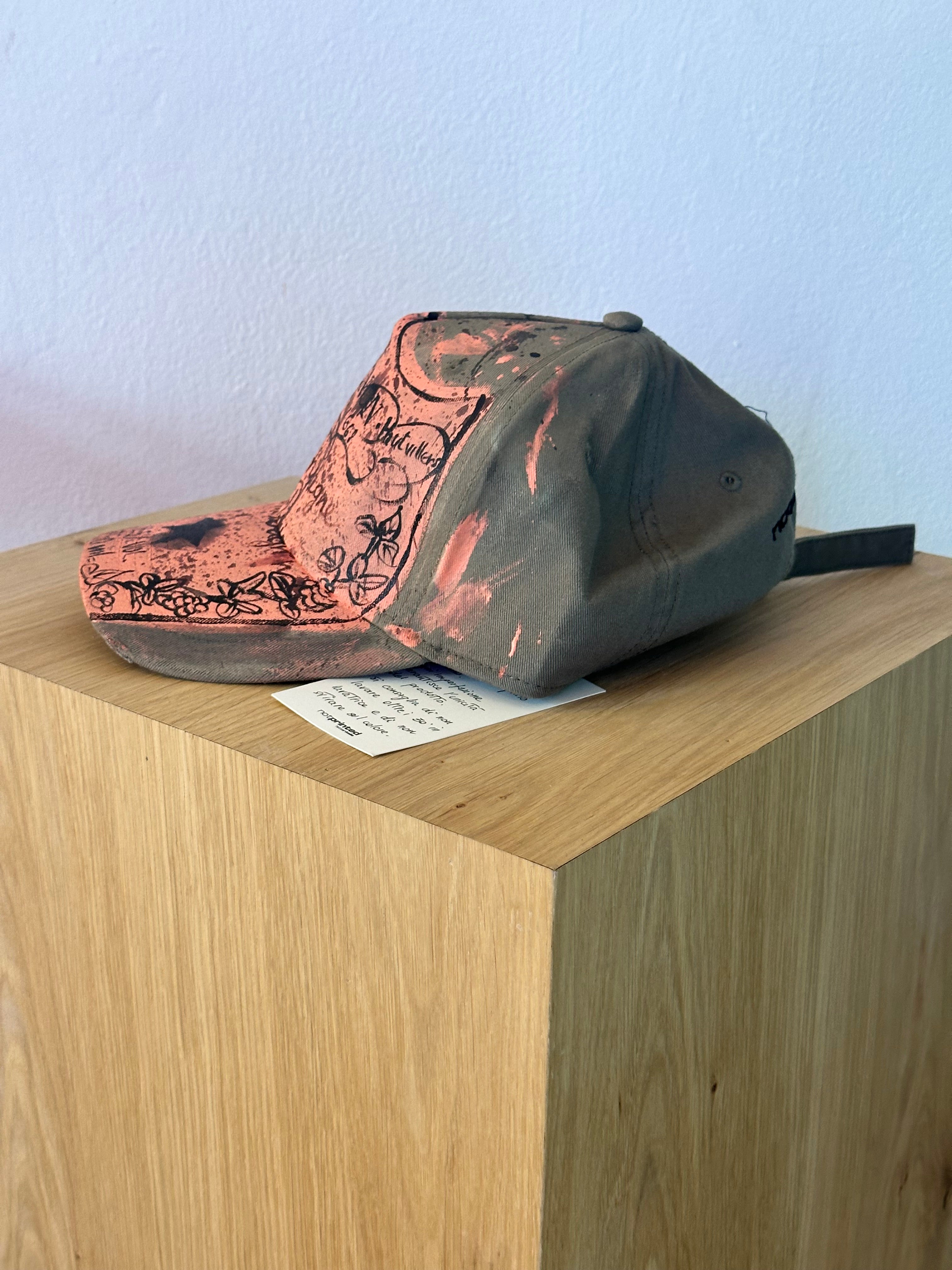 Cappellino disegnato a mano - Dom Perignon