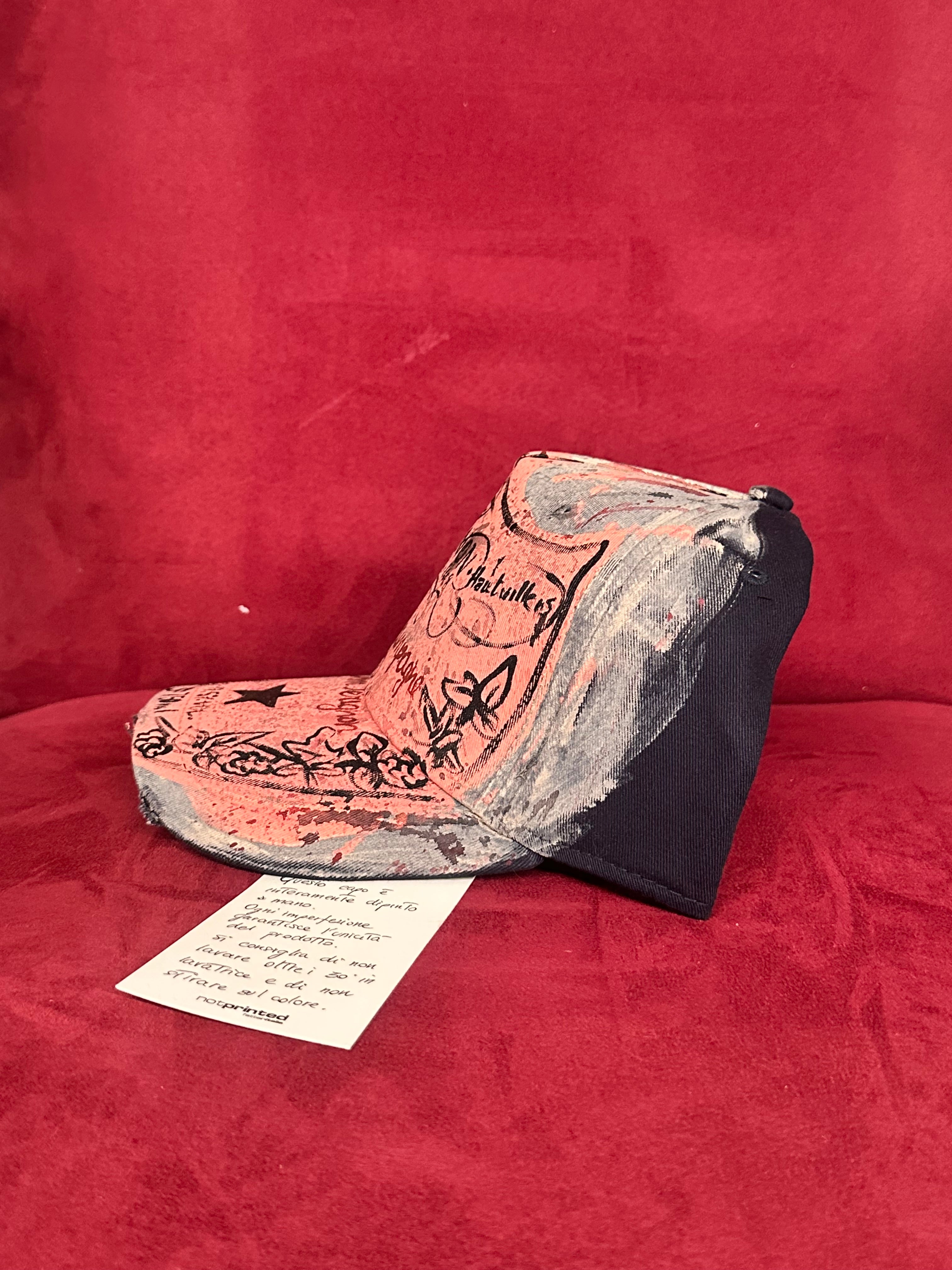 Cappellino disegnato a mano - Dom Perignon