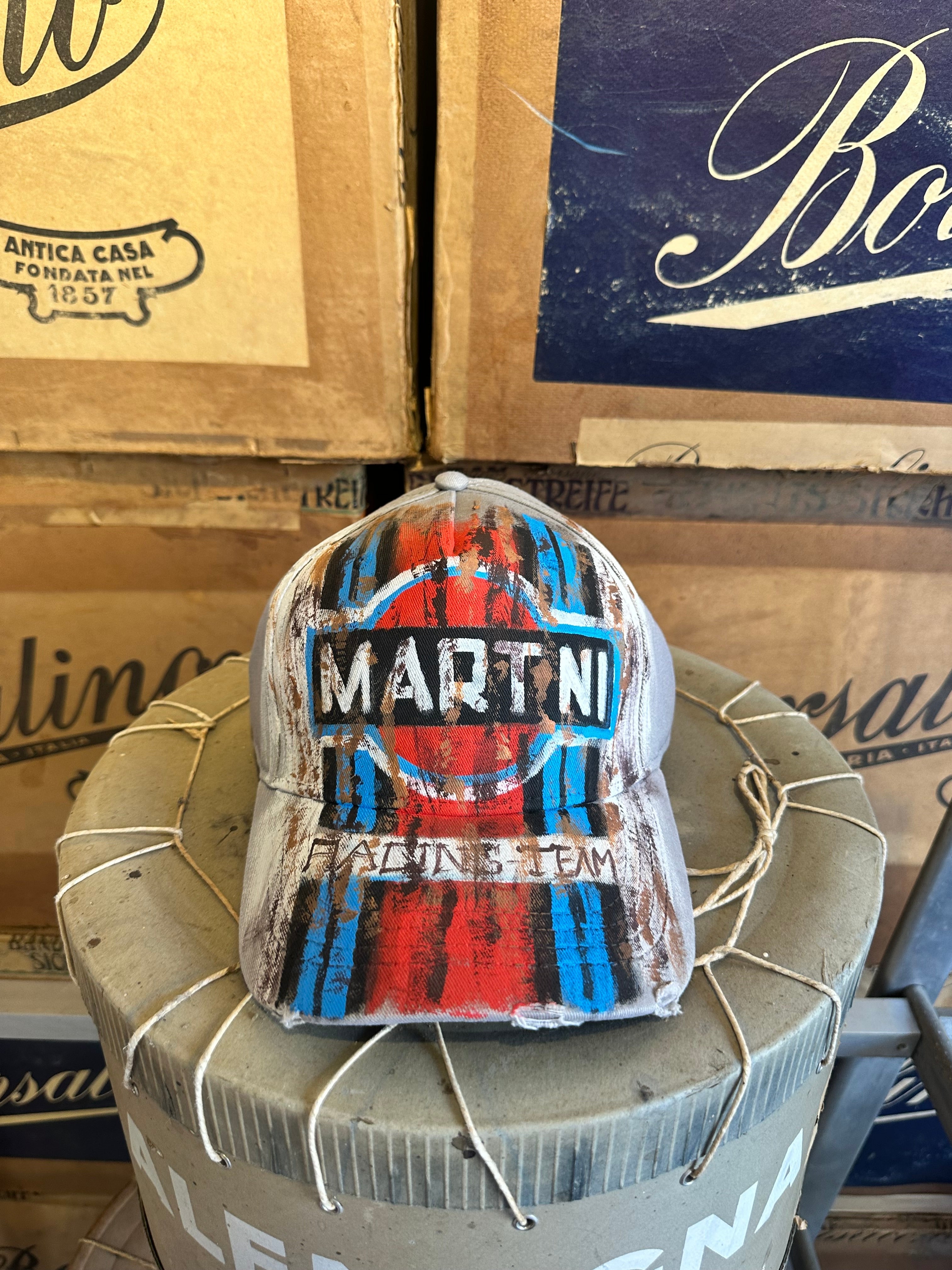 Cappellino disegnato a mano - Martini